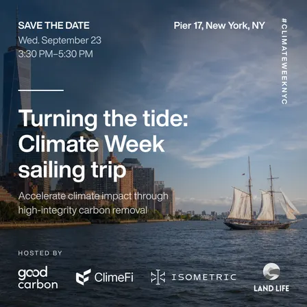 Turning the tide: Sailing trip on the Hudson during ClimateWeek NYC