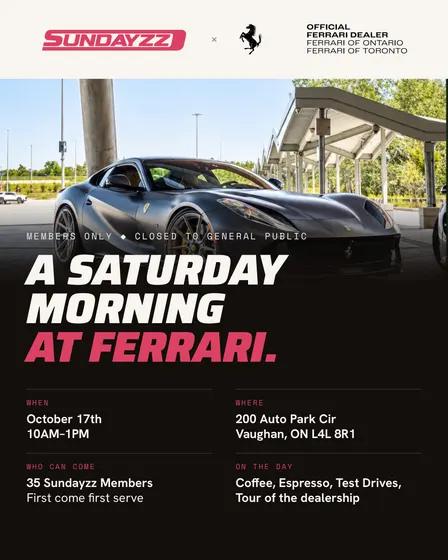 Sundayzz At Ferrari - Spro series - Test Drives And More!