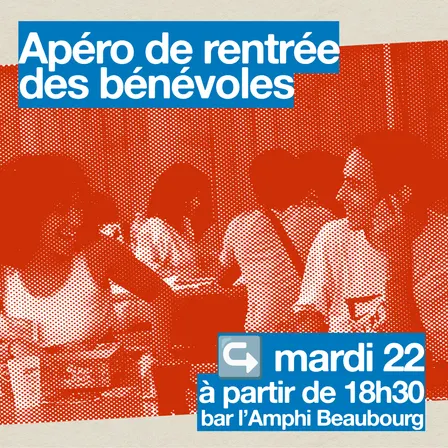 🪩 Apéro de rentrée des bénévoles ⭐️