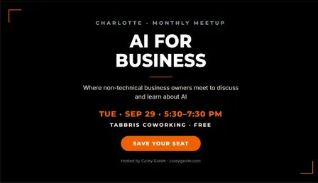 AI for Business, Charlotte Meetup