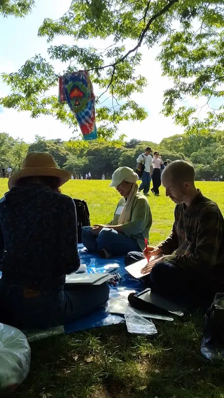 Craft / Draw Together: Picnic at Yoyogi Park