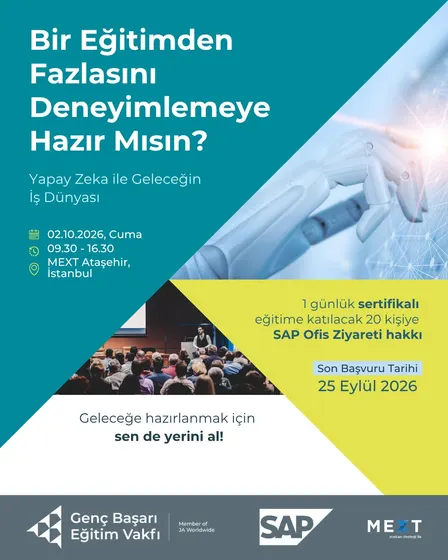 Yapay Zekâ ile Geleceğin İş Dünyası Programı Başvuru Formu