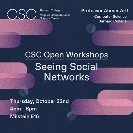 CSC Workshop – Seeing Social Networks