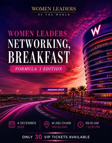 Women Leaders Breakfast Formula 1 - Edition I Abu Dhabi