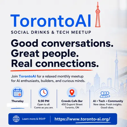 TorontoAI Monthly Social Drinks