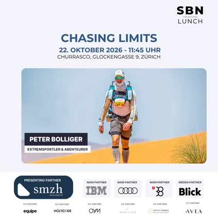 SBN.Lunch mit Peter Bolliger, Content Creator, Unternehmer & Abenteurer