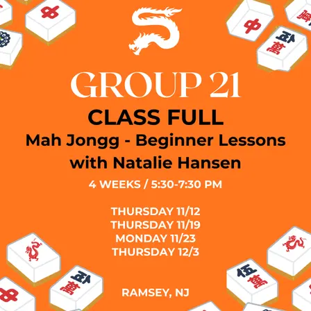 Beginner Mah Jongg Lessons - Group 21