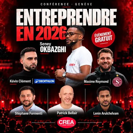 Entreprendre en 2026 @CREA Genève