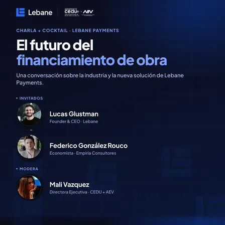 El futuro del financiamiento de obra