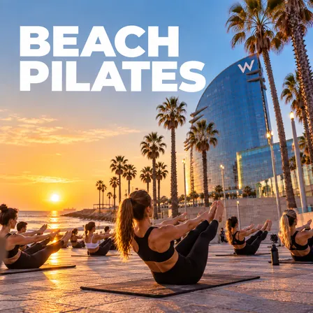 Beach Pilates ✧ Barceloneta Sunrise