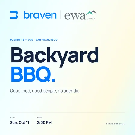VC/Founders BBQ - Bay Area