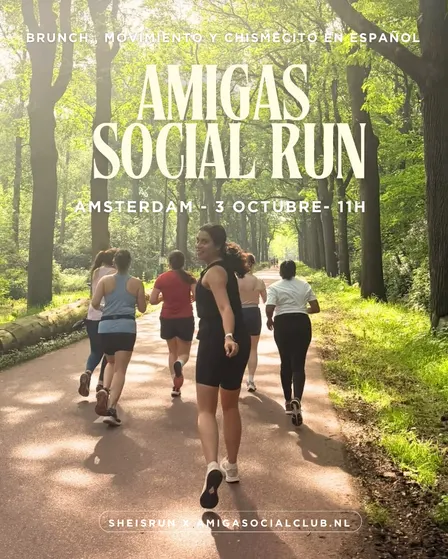 AMIGASOCIALRUN• 3 Octubre • Amsterdam ☕️🏃🏻‍♀️🌸