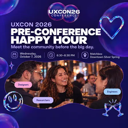 UXCON 2026 Pre-Conference Happy Hour — Meet Us Before the Big Day