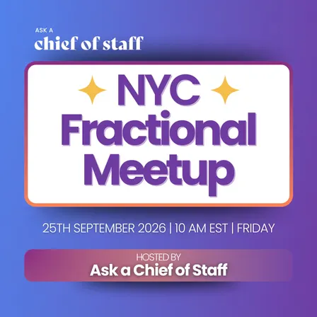 NYC Fractional Meetup: For Operators Who Get It