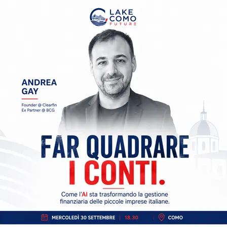 Lake Como Future: Far quadrare i conti w/ Andrea Gay
