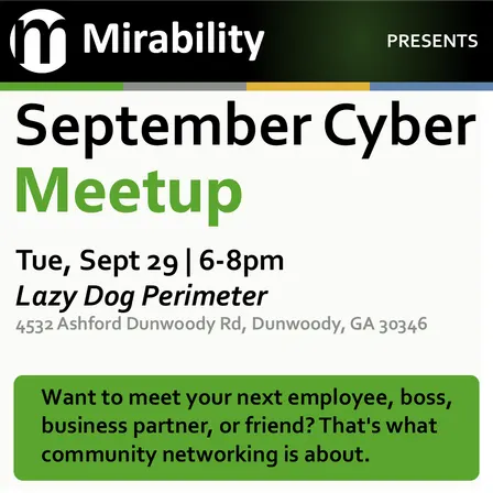 September Cyber Meetup