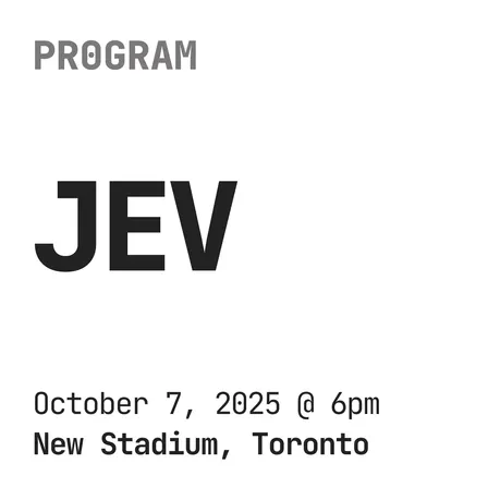 PROGRAM: JEV
