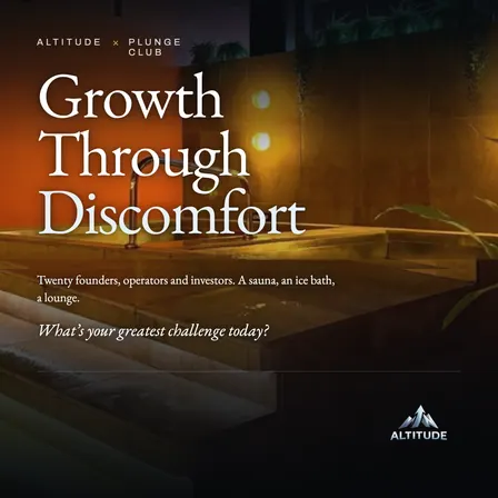 Growth Through Discomfort · Altitude × Plunge Club