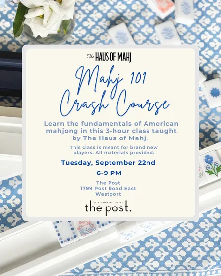 September Mahj 101 Beginner Crash Course at The Post