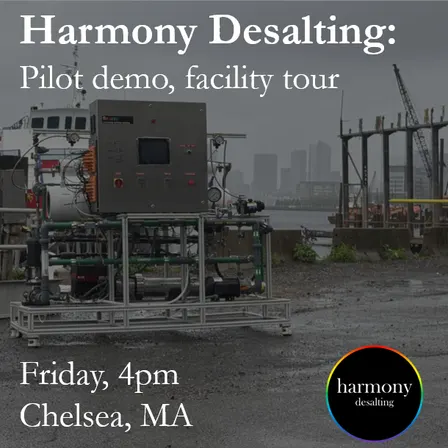 Harmony Desalting - pilot demo, facility tour