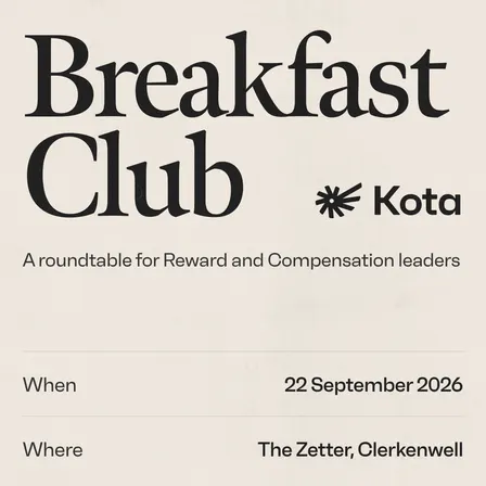 Kota Breakfast Club | A Roundtable for Reward & Comp Leaders