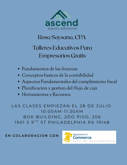 Small Business Education Series, Financial Planning and Flujo de Caja y Presupuestos