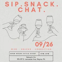 Sip. Snack. Chat.