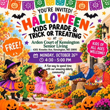 Halloween at Arden Court of Kensington Senior Living