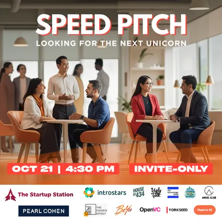 Speed Pitch: Guaranteed 1:1 Meetings With Investors