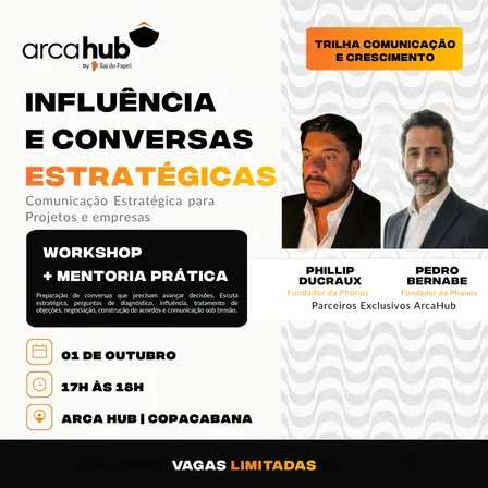 Influência e conversas estratégicas.