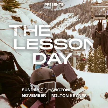 The Lesson Day with Shred.Eat.Sleep. At Snozone Milton Keynes