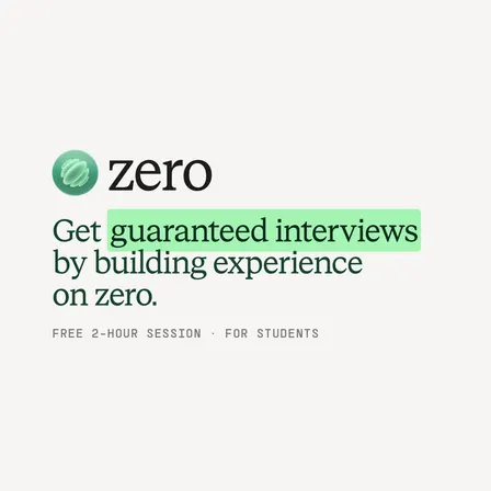 Zero: Exclusive Beta (In person)