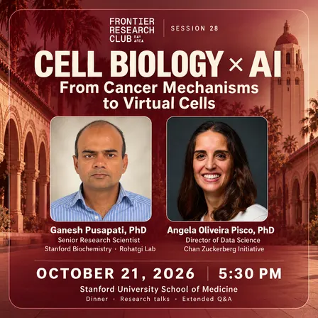 Bay Area Frontier Research Club #28 | Cell Biology x AI: From Cancer Mechanisms to Virtual Cells (dinner + paper discussion @ Stanford)