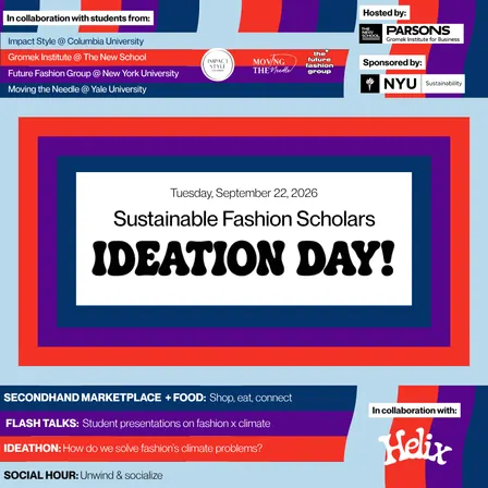 Sustainable Fashion Scholars Ideation Day!