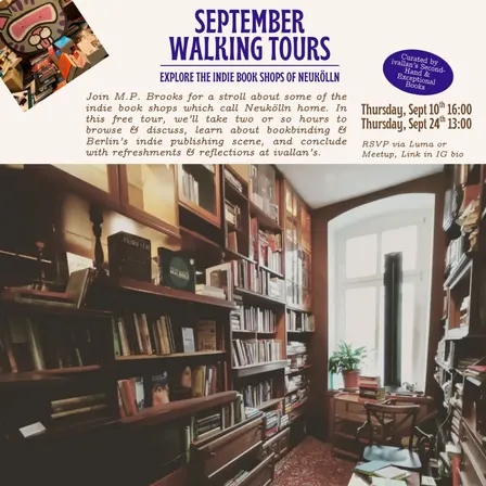 Free Walking Tour: Indie Book Shops of Neukölln
