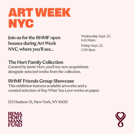 Wed. September 23: RHMF ArtWeek Open House