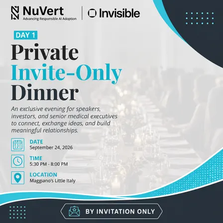 NuVert Healthcare AI Activation™ Private Executive Reception & Dinner