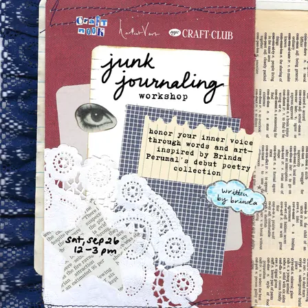 junk journaling w/ @writtenbybrinda & @nyccraftclub