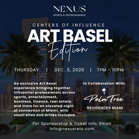 Centers of Influence: Art Basel Edition