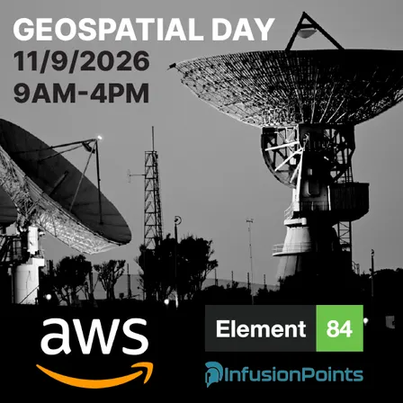 US Geospatial Day Hosted by AWS and Element 84