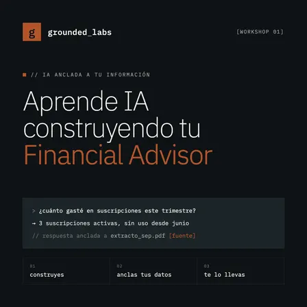 Aprende IA construyendo tu Financial Advisor