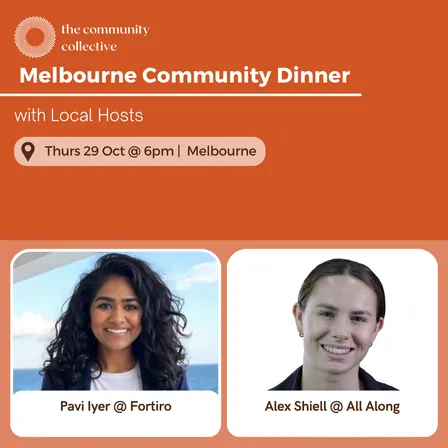 🏵 Melbourne Community Dinner