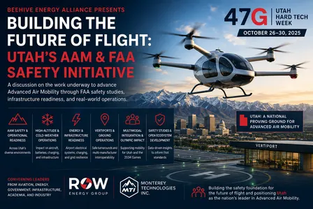 Building the Future of Flight: Utah’s AAM Infrastructure & FAA Safety Study Initiative