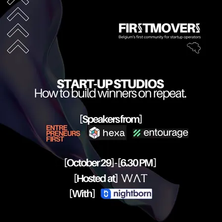 FirstMovers | Startup Studios: How to build winners on repeat