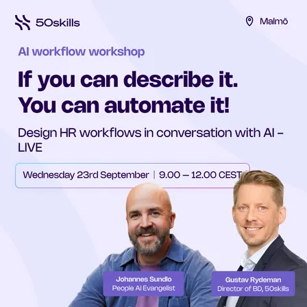 Design HR workflows in conversation with AI — Live
