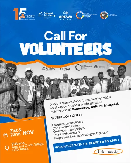 The Arewa Festival 2026 - Volunteer Registration