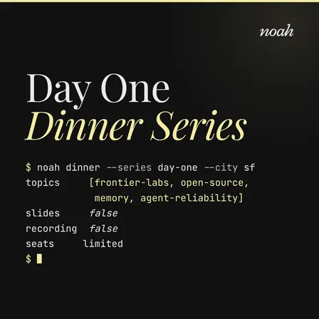Day one: AI Founders & CTOs Dinner