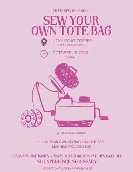 Sew Your Own Tote bag