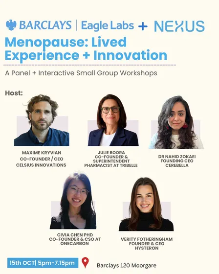 Menopause: Lived Experience + Research & Innovation