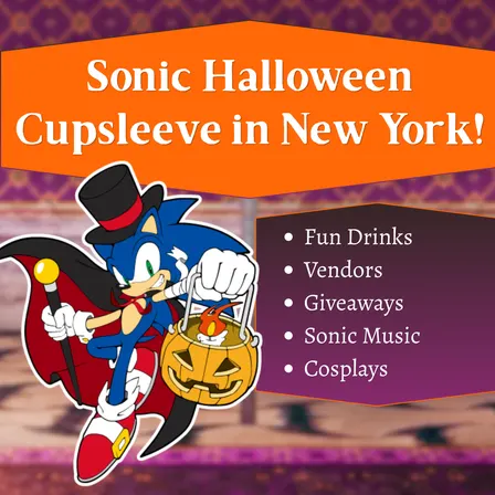 Sonic Halloween Cupsleeve